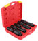 Hub Nut Socket Set, 9Pcs 1/2 Inch Drive Deep Spindle 6 Point Axle Nut Impact Socket Set 29mm 30mm 31mm 32mm 33mm 34mm 35mm 36mm 38mm with Storage Box