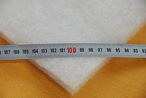 Impexso Volumenvlies Vlieswatte Diolen Polsterwatte viele Breiten lieferb. (380g/m² 40mm dick, Vliesbreite 2,0m)