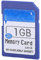Nunafey Carte mémoire, Carte SD, Carte mémoire Haute Vitesse à Stockage Rapide, MP3, Compatible MP4 SLR(1g)