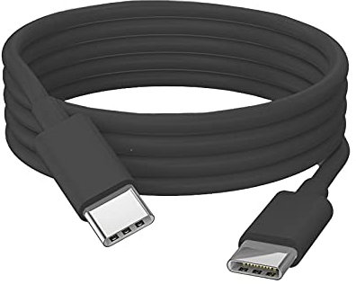 Adhiper 2m USB C to USB C PVC 3A Fast Charging & Data Sync Cable for Thinkpad, Thinkbook, Ideapad, Yoga & Chromebook Series