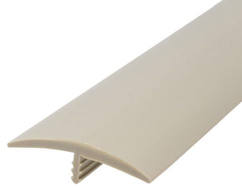 Outwater Kunststoff-T-Form, 3,8 cm, Knetmasse, grau, flexibel, Polyethylen-Mittelstück, T-Stück, 7,5 m Spule