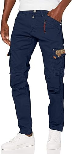 Timezone RogerTZ Roger Herrenhose Cargohose lässig modern (W40/L36, total Eclipse)