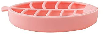 MILENGE seifenschale , Fischform Seife Box Drain Seifenhalter Box Bad Dusche Seifenhalter Geschirrspeicherplatte Tablett Badezimmer Zubehör Badezimmer Gadgets ( Size : Pink )