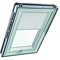 Roto Original Faltstore ZFA Faltrollo Dachfenster - Führungsschiene Silber - Plissee für Dachfenster Baureihe Designo R6/R8, i8 und Classic K 64/84 - Größe 065/098 | 06/09 - Stofffarbe Weiß