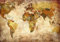 decomonkey Premium Fototapete Weltkarte 300x210 cm Tapete Wandbild Riesen Wandbild Bild Fototapeten Tapeten Wandtapete Wand Vintage Retro Kontinent Landkarte