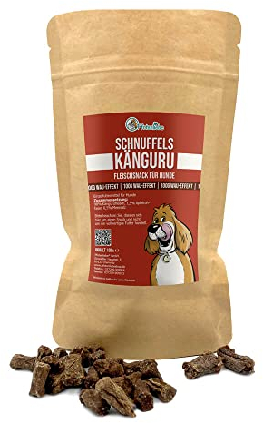 Pfotenliebe Trainingssnacks für Hunde, Fleisch Minnis Fleischsnack KÄNGURU, 100g