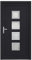 vidaXL Porta Ingresso Antracite 98x190 cm in PVC, porta, porta di ingresso, porta d'ingresso in PVC, porta entrata, porta in PVC, porte, porte in PVC