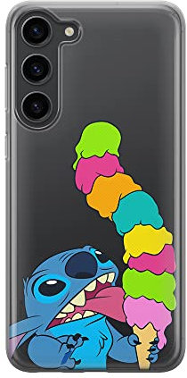 ERT Group Handyhülle für Samsung S23 Original und offiziell Lizenziertes Disney Muster Stich 015 optimal an die Form des Handy angepasst, teilweise transparent