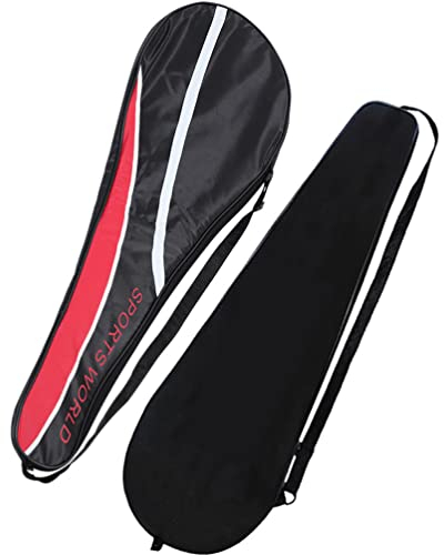 Cabilock 2st Tasche Für Badmintonschläger Tasche Für Outdoor-schläger Badminton-umhängetasche Tragbare Schlägertasche Tennisschlägerhülle Täglicher Gebrauch Handtasche Oxford-Stoff