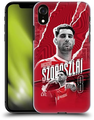 Head Case Designs Officially Licensed Liverpool Football Club Dominik Szoboszlai 2023/24 First Team Hard Back Case Compatible With Apple iPhone XR