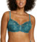 Sans Complexe, Soutien-Gorge Emboitant en Dentelle avec Armatures, Classique, Femme, Modèle Arum, Vert Sapin, 100D