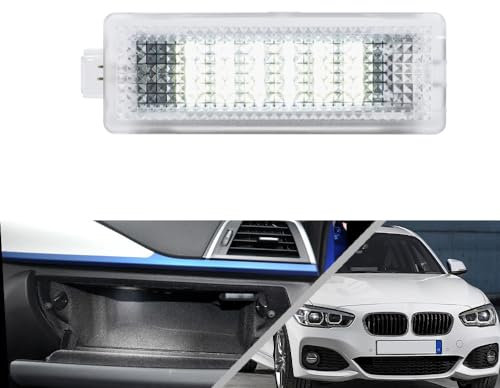 NSLUMO LED-Handschuhfach-Innenbeleuchtung für B.M.W 1er-Serie F20/F21, 2er-Serie F22/F23, 3er-Serie, F30, F31, F34, 4er-Serie, F32, F33, F36, 1 Stück, Weiß