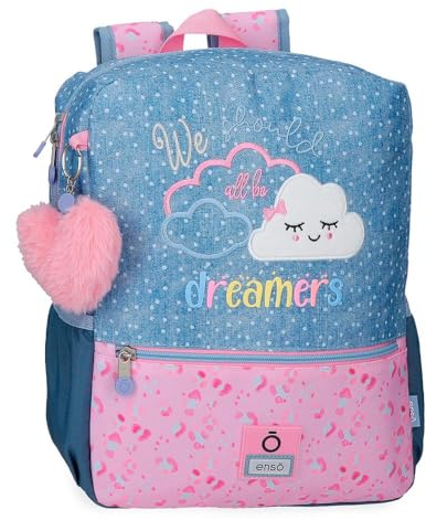 Enso Dreamer Mochila de Paseo Azul 25x32x12 cms Poliéster by Joumma Bags