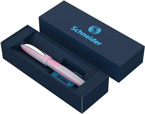 Schneider Ray Tintenroller Geschenkset im Kartonetui (inkl. Standard Tintenpatronen, geeignet für Rechts- und Linkshänder) flora
