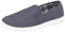 Mens Extra Wide Fit Touch Close Canvas Shoes (Navy Slip On, UK Footwear Size System, Adult, Men, Numeric, X-Wide, 9)