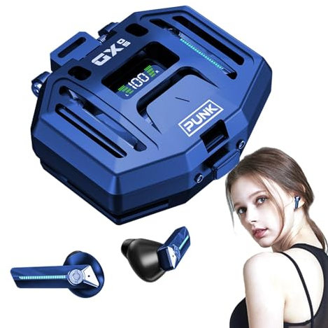 Auriculares con reducción de ruido, auriculares y auriculares intrauditivos - Auriculares internos estéreo portátiles - Auriculares de sonido inmersivos genuinos y de baja latencia con pantalla num