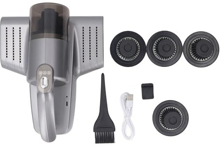 Spacnana Bettstaubsauger, 15 KPa, 57.000 U/min, Leistungsstarke Saugleistung, Klopfen für Effektive Reinigung, Längere Laufzeit für den Heimgebrauch