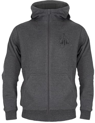 Newcastle United Boys Hoody Zip Fleece Kids Official Football Gift