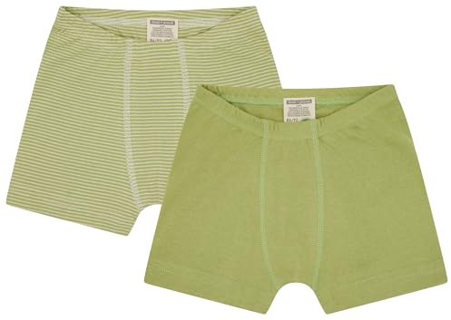 loud + proud Jungen Doppelpack, Feinripp aus Bio Baumwolle und GOTS Zertifiziert Boxershorts