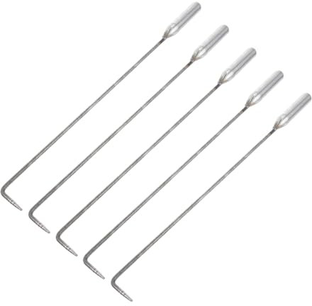 BESPORTBLE 5stücke Outdoor-feuerhaken Für Kamine Aus Robustem Stahl Klappbar Für Lagerfeuer Geeignet Für Innen Und Außenbereich Praktisches Kaminzubehör Für Holzöfen