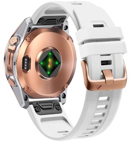 TUCOMO Armband Kompatibel mit Garmin Fenix 8 43mm/ Fenix 7S/ Fenix 6S/ Fenix 5S, QuickFit 20mm Weiches Silikon Sport Ersatzband für Garmin Epix Pro 42mm/ Fenix 7S Solar/ 6S Pro / 5S Plus