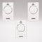 XT2 868 SLH BIANCO 787009 - Telecomando cancello a 2 canali - 868,35 MHz - Compatibile con ricevitori SLH - Sicurezza Rolling Code + 1 portachiavi DOMOBIP (bianco - confezione da 3)