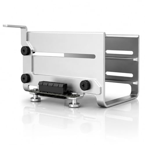 ZimaBoard Bandeja de montaje HDD de 2 bahías para ZimaBoard 2, Soporte de aleación de aluminio para dos discos duros de 3,5, Marco NAS / Servidor doméstico compacto, Instalación sencilla