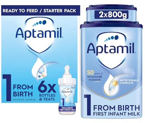 Aptamil 1 First Newborn Starter Baby Milk Formula Bundle