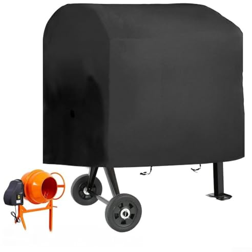 Concrete Mixer Cover Outdoor, Waterproof Dustproof Oxford Cloth Cement Mixers Protective Covers Shield Your Mixer From Rain, Wind, And UV Rays(210D)