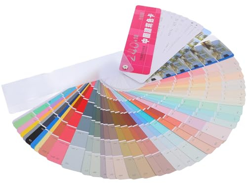 SOIMISS Paint Sample Cards Bulk Colors National Standard Paint Chips for Building Matching Tool