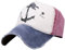 Belsen Damen Vintage Anker Baseball Cap Snapback Trucker Hat (Marine)
