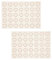 perfk 2 Silikagel Macaron Backmatten Ofenmatte Backunterlage Silikonmatte Backfolie Backpapier Backzubehör für Makronen Brot Pizza