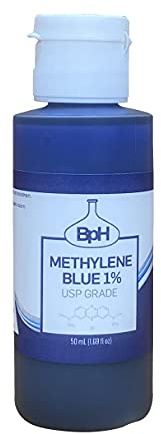 Biopharm Methylene Blue (USP Grade) 1%, 60 mL (2.0 fl oz), 3rd Party Tested