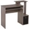 HOMCOM Computer Desk with Sliding Keyboard Tray Storage Drawer Shelf Home Office Workstation Grey 100 x 40 cm