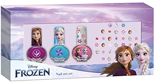 Frozen Set Uñas 3 Esmal+Pegati