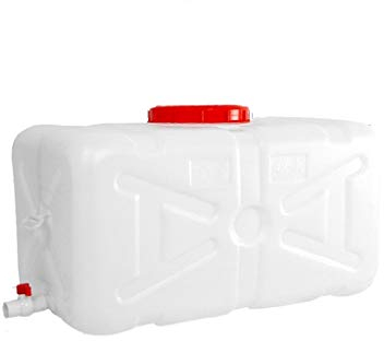 Touguqing Réservoir Stockage d'eau Grande Capacité Voyage Bidon Distributeur 50L/100L/150L/200L Qualité Alimentaire Seau Carré En Plastique Portable En, 100L(thick)
