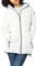 Sublevel Damen Winterjacke Stepp-Mantel mit Kapuze lang & tailliert, Outdoorjacke für Damen white S