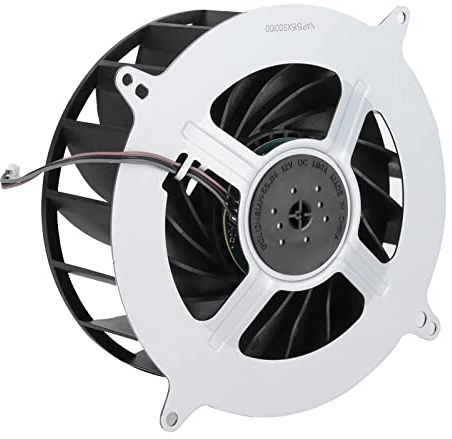 ASHATA Replacement Internal Cooling Fan for Sony Playstation 5 for PS5 Game Console, 12V 3Pin 17 Blades Fan