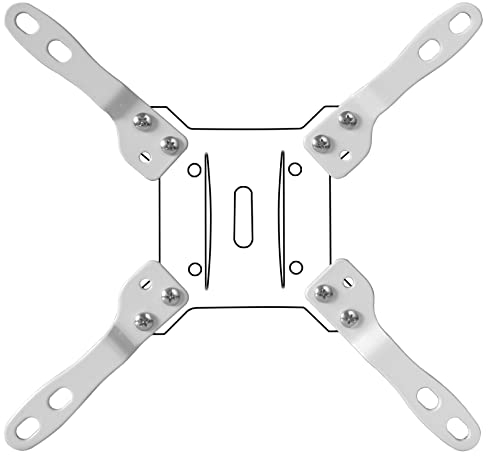 4 Piezas Adaptador VESA Blanco para la extensión de 10 cm (VESA 100) de los Soportes de Monitor Brazos de extensión Modelo: AD6W