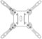 4 pezzi Adattatore VESA bianco per l'estensione di 10 cm (VESA 100) delle staffe per monitor Bracci di estensione Modello: AD6W
