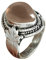 Echter Rauchquarz-Brauner Edelstein-Birnenform-Ring, reiner 925er Sterlingsilber-Statement-Bandring, einzigartiger handgefertigter feiner Schmuck für Frauen
