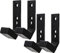 SEWACC 4 Pieces Wall Mounted Dumbbell Storage Rack Dumbbell Weight Holder Hand Weight Hanger Fitness Equipment Rack for Gym
