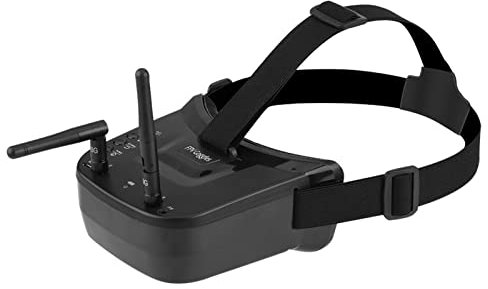 NDNCZDHC FPV-Brille, 3 Zoll 480 X 320 Display, 5,8 G 40 Kanäle, Mini-FPV-Brille, Eingebauter 3,7 V 1200 MAh Akku