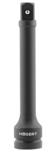 HÖGERT TECHNIK Schlagfeste Verlängerung 1 – 250 mm – CrMo-Stahl Stecknuss-Verlängerung für Schlagschrauber und Druckluftwerkzeuge