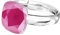 925 Sterling Silber 44 farben Ringe für Damen Verstellbarer mit Marken Kristalle, Glänzend Cubic Zirkonia Ring Fingerring Kommt in Schmuck Geschenk Box (Peony Pink)