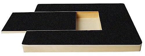 Zicojia Almohadilla para Rascar Pata Las UñAs Perro - Tablero Recortador para Limas Recortar la Caja para Rascar Papel Lija Esmeril Las Almohadillas para Pulir el Tablero para Rascar