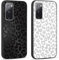 Yoedge 2 × Funda para Samsung Galaxy S20 FE 5G/4G 6,5, Carcasa para Teléfono Móvil con Leopardo Dibujos Aesthetic Cover, Antigolpes Capa de Soft Silicona TPU para Samsung S20 FE Blanco Negro Case