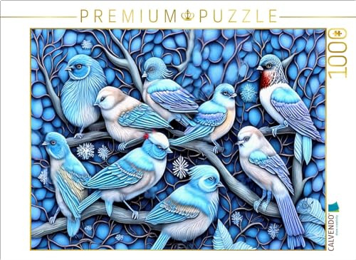 CALVENDO Puzzle Winterversammlung | 1000 Teile Lege-Größe 64 x 48 cm Foto-Puzzle für glückliche Stunden