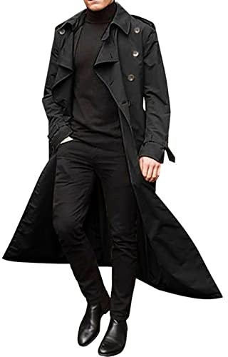 DHYUEN Winterjacke Herren Freizeit Winterjacke Wasserdicht Herren Stylish Fleecejacke Herren Fleecejacke Ohne Kapuze Einfarbige Winter Jacket Men Kordelzug Herren Jacke Winter(2-Black,L)