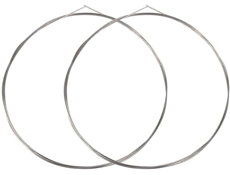 BQLZR 39.37 Length Piano Music Wire Replacement Strings Size 14-0.03 Dia Pack of 2